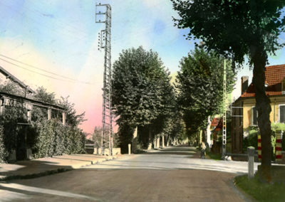 Mairie de Séméac - le carrefour d'entrée de ville dit Carrefour Robinson 1950