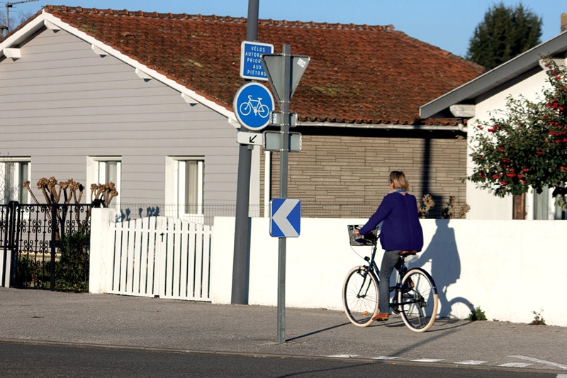Des espaces de partage entre les piétons et les vélos