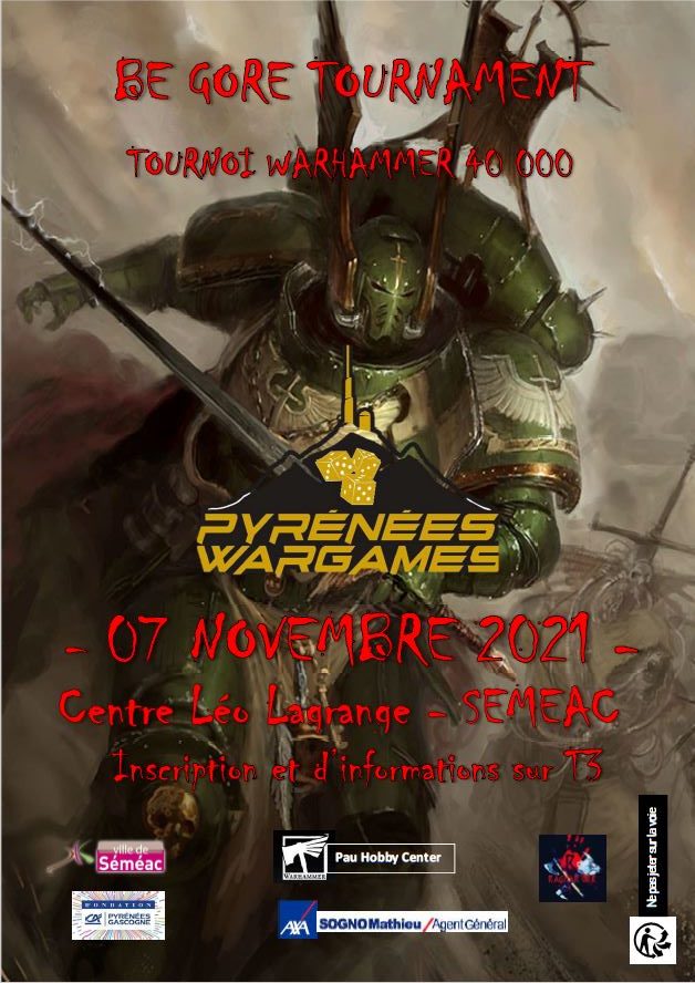 2021_11_07_BEGORRE_TOURNAMENT_AFFICHE Ville de Séméac - Be'Gorre, Association Pyrénées Wargames