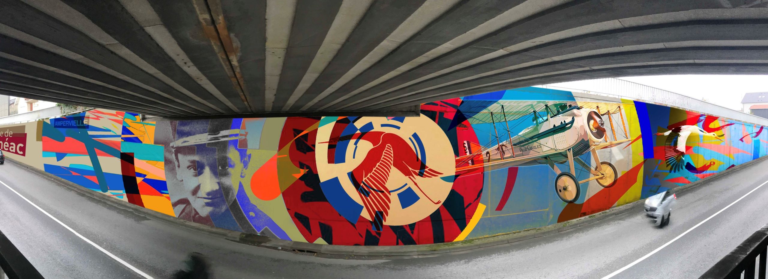 Ville de Semeac, Fresque Alstom