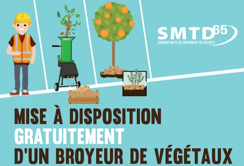 Ville de Séméac, broyeur végétaux - SMDT