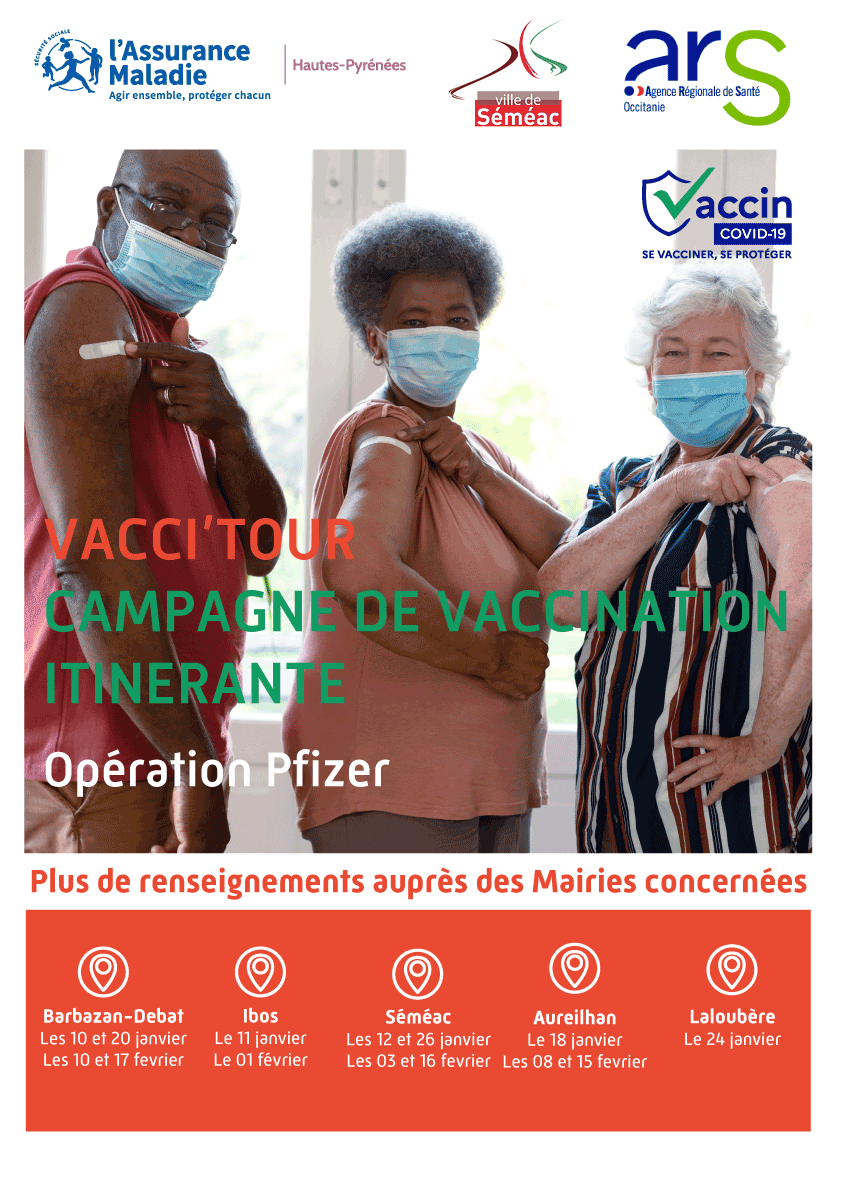 affiche-vaccitour-jan_fev_pfizer22_semeac Ville de Séméac, Vaccination Covid19