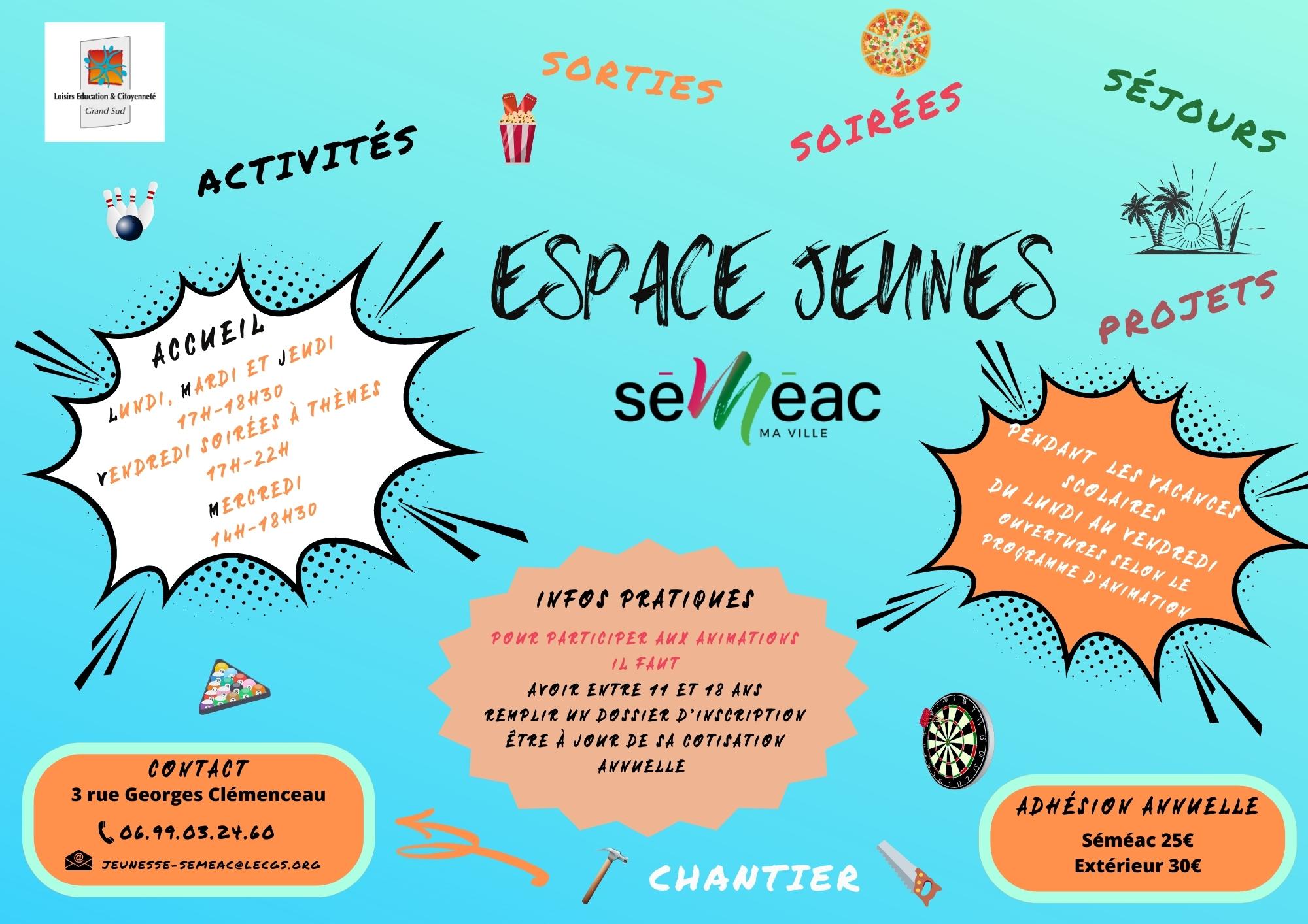 LEC_Plaquette Espace Jeunes