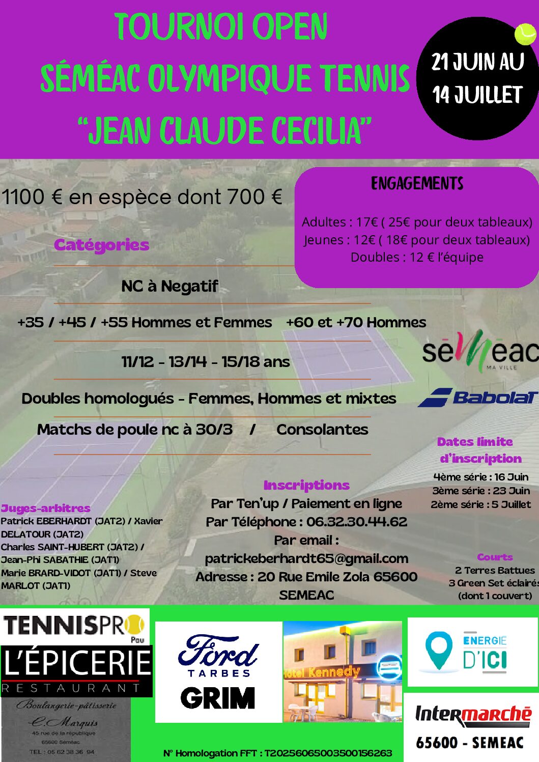 Tournoi open Semeac Olympique tennis Jean Claude Cecilia (1)