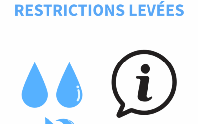 Les mesures de restriction de l’eau potable à des fins alimentaires levées ce lundi 17 novembre