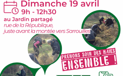 Chantier participatif « chouhoutons nos haies »