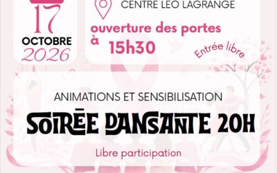 Séméac en rose : Rendez-vous le 17 octobre au Centre Léo Lagrange !